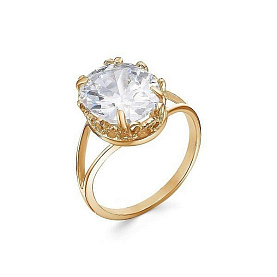 Кольцо Красная пресня - Серебро 925, Фианит (арт. 23812371)