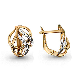 Серьги Аквамарин - Золото 585 (арт. 31767.1)