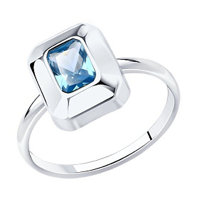 Кольцо SOKOLOV - Серебро 925, Фианит (арт. 94014254)
