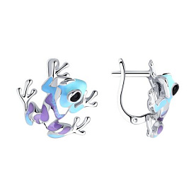 Серьги SOKOLOV - Серебро 925, Эмаль (арт. 94022936)