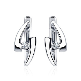 Серьги Platinum Lab. - Платина 950 (арт. ПС-237-01)