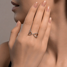 Кольцо SOKOLOV - Серебро 925, Фианит (арт. 94014172)