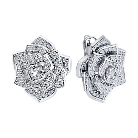 Серьги Diamant - Серебро 925, Фианит (арт. 94-120-02050-2)