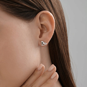 Серьги Diamant - Серебро 925, Фианит (арт. 94-122-02284-1)