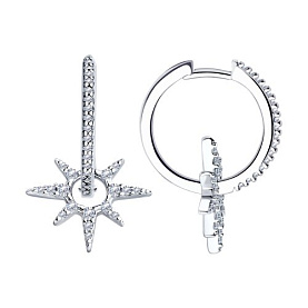 Серьги SOKOLOV - Серебро 925, Фианит (арт. 94025766)