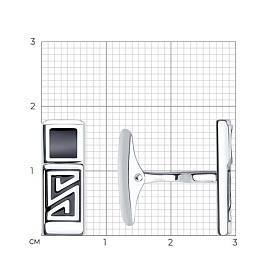 Запонки SOKOLOV - Серебро 925, Эмаль (арт. 94160009)