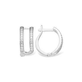 Серьги EFREMOV - Серебро 925, Фианит (арт. 12100113724-501)