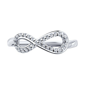 Кольцо SOKOLOV - Серебро 925, Фианит (арт. 94011256)