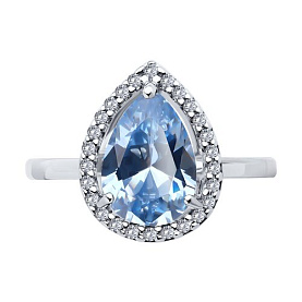 Кольцо SOKOLOV - Серебро 925, Фианит (арт. 94014201)