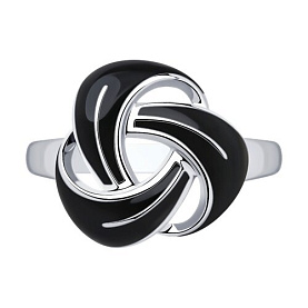 Кольцо Diamant - Серебро 925, Эмаль (арт. 94-110-01658-1)