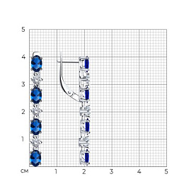 Серьги SOKOLOV - Серебро 925, Фианит (арт. 94026630)