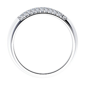 Кольцо SOKOLOV - Серебро 925, Фианит (арт. 94012664)