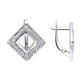 Серьги Diamant - Серебро 925 (арт. 94-120-01508-1)