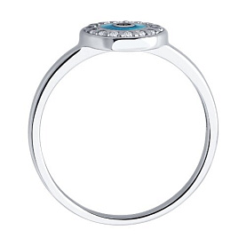 Кольцо Diamant - Серебро 925, Фианит, Эмаль (арт. 94-110-02227-1)