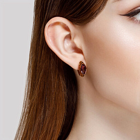 Серьги SOKOLOV - Золото 585, Аметист (арт. 725843)