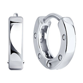 Серьги SOKOLOV - Серебро 925, Фианит (арт. 94026741)