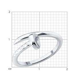 Кольцо SOKOLOV - Серебро 925 (арт. 94014924-91)