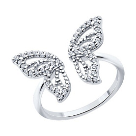 Кольцо SOKOLOV - Серебро 925, Фианит (арт. 94013817)