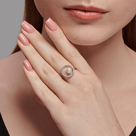 Кольцо SOKOLOV - Серебро 925, Фианит (арт. 94014048)