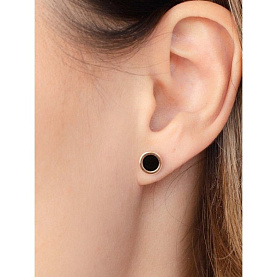 Серьги Атолл - Золото 585, Эмаль (арт. 20904эс10)