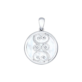 Подвеска SOKOLOV - Серебро 925, Перламутр (арт. 94031730)