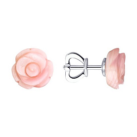 Серьги Diamant - Серебро 925, Перламутр (арт. 94-122-00479-1)