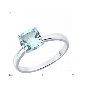 Кольцо SOKOLOV - Серебро 925, Топаз (арт. 92011254)