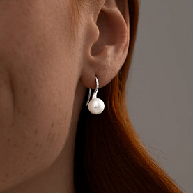 Серьги SOKOLOV - Серебро 925, Жемчуг культивированный (арт. 92022876)
