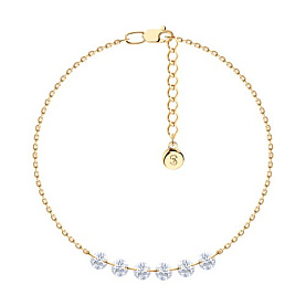 Браслет SOKOLOV - Серебро 925, Фианит (арт. 93050148)