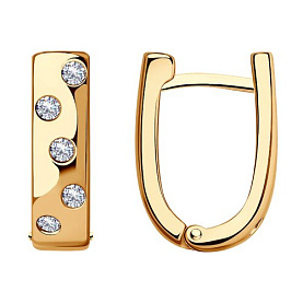 Серьги Diamant - Серебро 925, Фианит (арт. 93-120-01515-1)