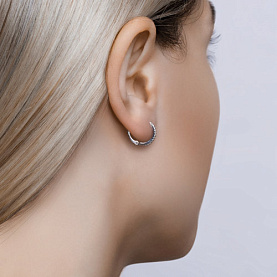 Серьги SOKOLOV - Серебро 925, Фианит (арт. 94020628)