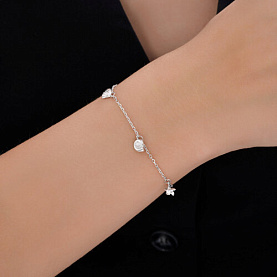 Браслет Diamant - Серебро 925, Фианит (арт. 94-150-00006-1)