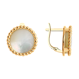 Серьги Diamant - Серебро 925, Перламутр (арт. 93-320-01603-1)