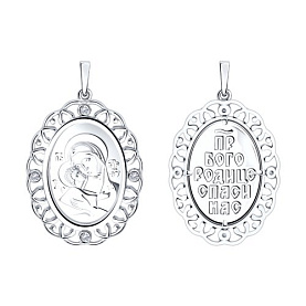 Подвеска Diamant - Серебро 925, Фианит (арт. 94-130-00890-1)