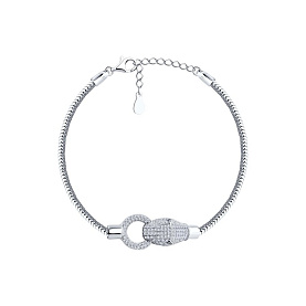 Браслет SOKOLOV - Серебро 925, Фианит (арт. 94051218-91)