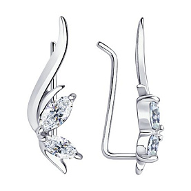 Серьги Diamant - Серебро 925, Фианит (арт. 94-120-01163-1)