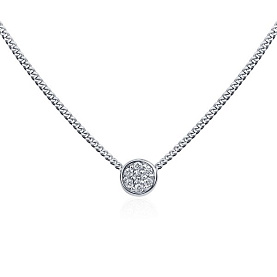 Колье Platinum Lab. - Платина 950 (арт. ПХ-015-01)