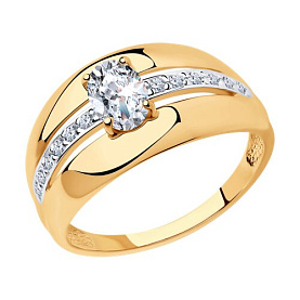 Кольцо SOKOLOV - Серебро 925, Фианит (арт. 93010499)