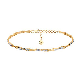 Браслет SOKOLOV - Серебро 925, Фианит (арт. 93050090)