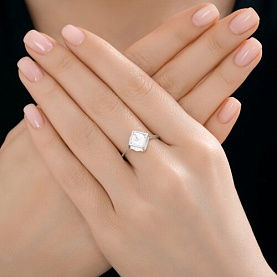 Кольцо SOKOLOV - Серебро 925, Фианит (арт. 94014666)