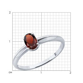 Кольцо SOKOLOV - Серебро 925, Гранат (арт. 92014858)