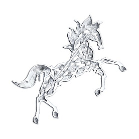 Брошь Diamant - Серебро 925, Фианит (арт. 94-140-00267-1)