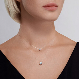 Колье SOKOLOV - Серебро 925, Фианит (арт. 94070756)