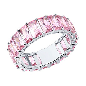 Кольцо SOKOLOV - Серебро 925, Фианит (арт. 94013636)