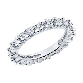 Кольцо SOKOLOV - Серебро 925, Фианит (арт. 94013850)