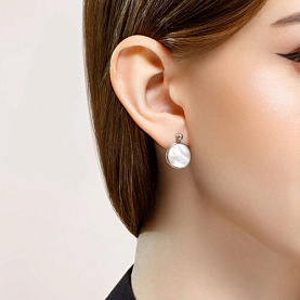 Серьги SOKOLOV - Серебро 925, Перламутр (арт. 83020322)