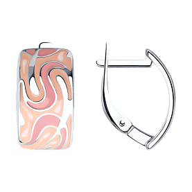 Серьги SOKOLOV - Серебро 925, Эмаль (арт. 94025818)