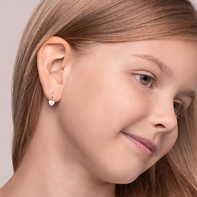 Серьги SOKOLOV - Серебро 925, Фианит, Эмаль (арт. 94021967)