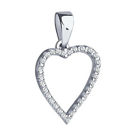 Подвеска SOKOLOV - Золото 585, Фианит (арт. 032858-3)