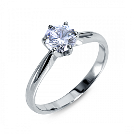 Кольцо Platinum Lab. - Платина 950, Бриллиант (арт. ПК-088-03)